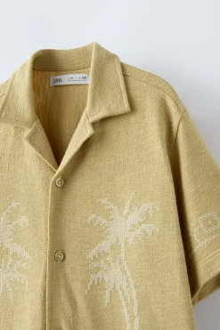 Niños ZARA 6 - 14 Años·Camisas / Sobrecamisas<CAMISA BORDADOS CONFORT