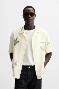 New CAMISA BORDADOS ESPECIAS Hombre Camisas