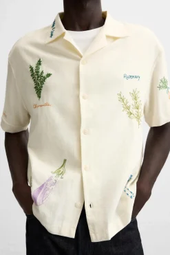 New CAMISA BORDADOS ESPECIAS Hombre Camisas