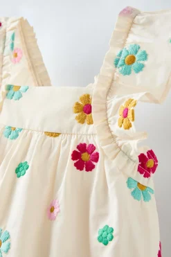 Niños ZARA 1½ - 6 Años·Camisas|1½ - 6 Años·Total Look<CAMISA BORDADOS FLORES