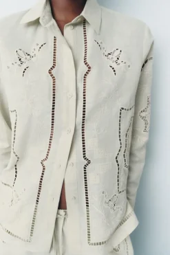 Online CAMISA BORDADOS ZW COLLECTION Mujer Camisas / Blusas