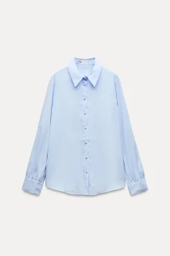 Online CAMISA BOTONES FORRADOS Mujer Camisas / Blusas