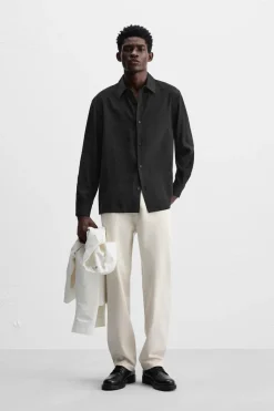 Sale CAMISA BOTONES LATERALES Hombre Camisas