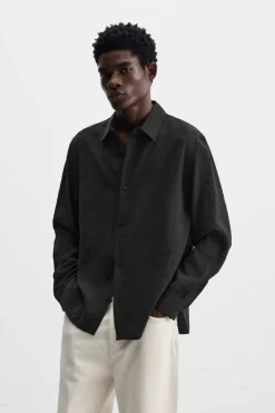 Sale CAMISA BOTONES LATERALES Hombre Camisas