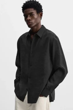 Sale CAMISA BOTONES LATERALES Hombre Camisas