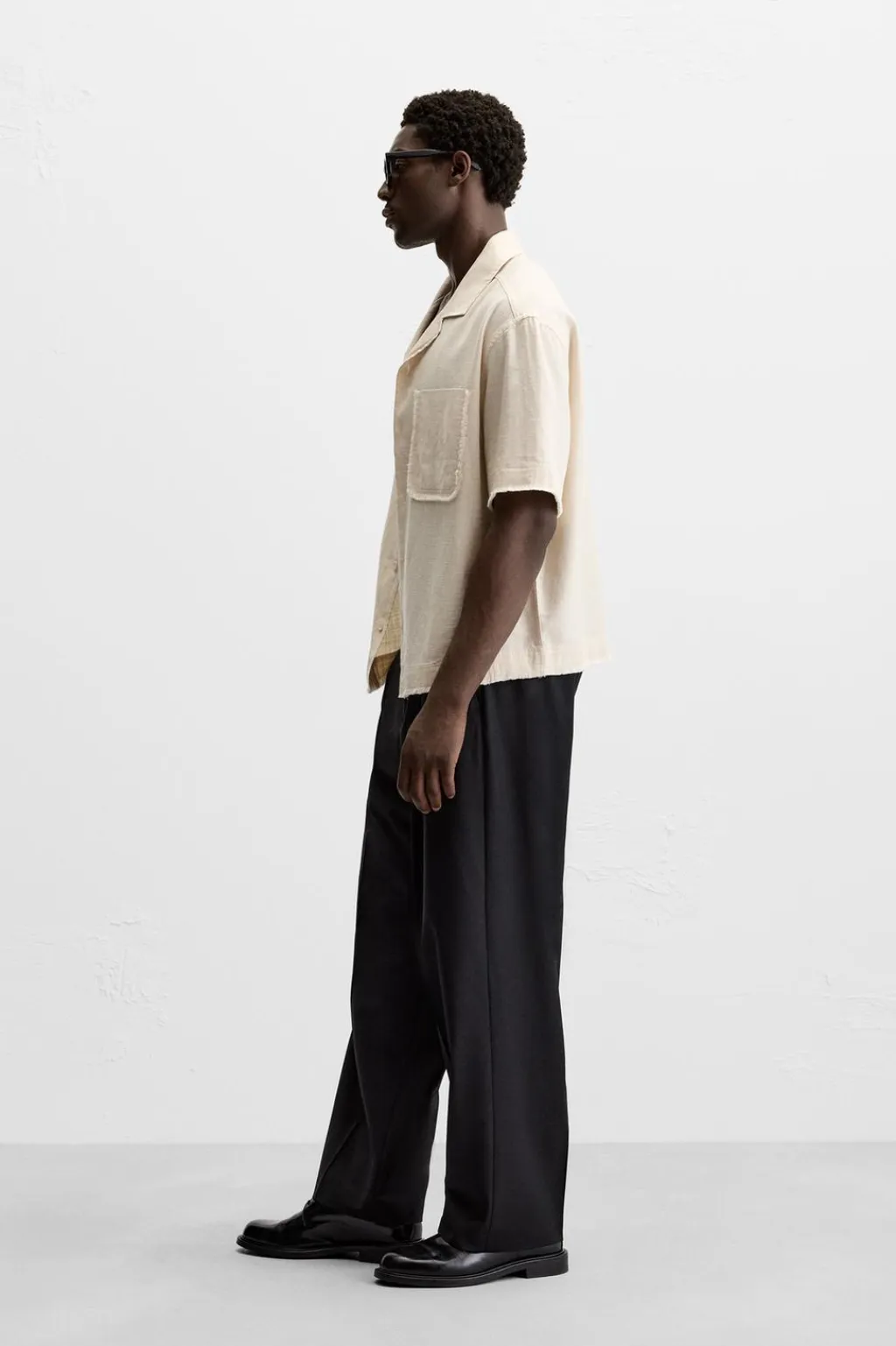 New CAMISA BOXY FIT BOLSILLO Hombre Camisas