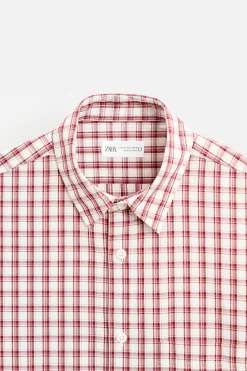 Fashion CAMISA BOXY FIT CUADROS Hombre Camisas