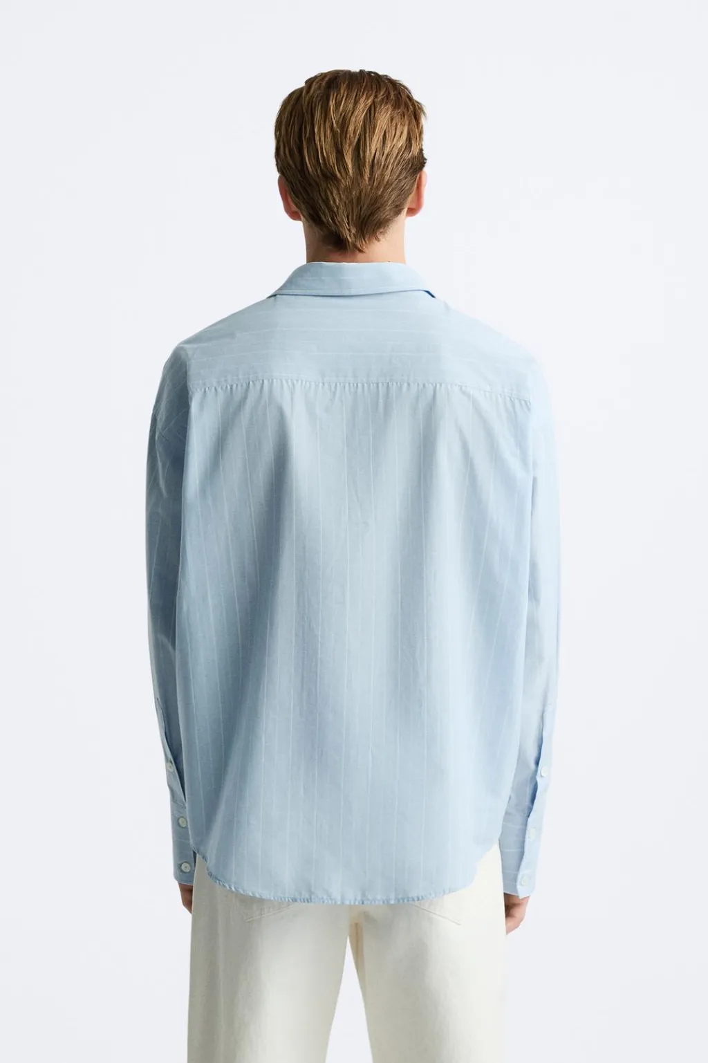 New CAMISA BOXY FIT RAYAS Hombre Camisas