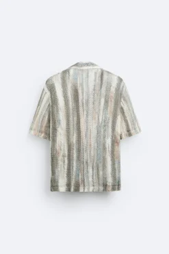 Discount CAMISA CALADA ESTAMPADO ABSTRACTO Hombre Camisas