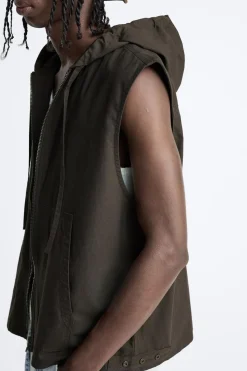 Online CAMISA CHALECO CAPUCHA Hombre Chalecos