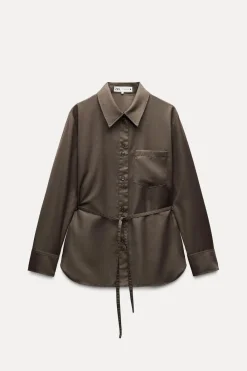 Clearance CAMISA CINTURÓN ZW COLLECTION Mujer Camisas / Blusas