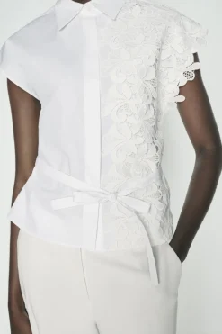 Sale CAMISA COMBINADA ENCAJE Mujer Camisas / Blusas