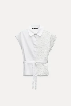 Sale CAMISA COMBINADA ENCAJE Mujer Camisas / Blusas