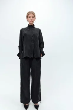 Fashion CAMISA COMBINADA LAZADAS Mujer Camisas / Blusas