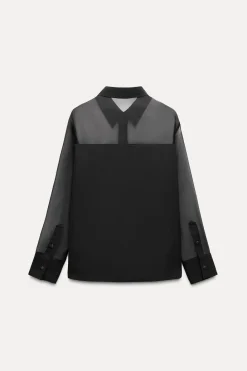 Outlet CAMISA COMBINADA ORGANZA Mujer Camisas / Blusas