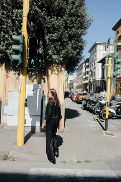 Best CAMISA CORTA ENCAJE Mujer Camisas / Blusas