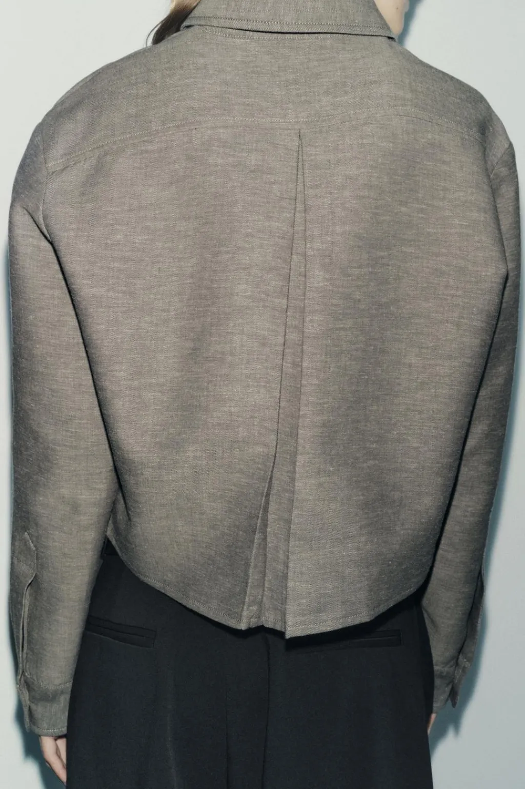 Fashion CAMISA CORTA PLIEGUE ZW COLLECTION Mujer Camisas / Blusas