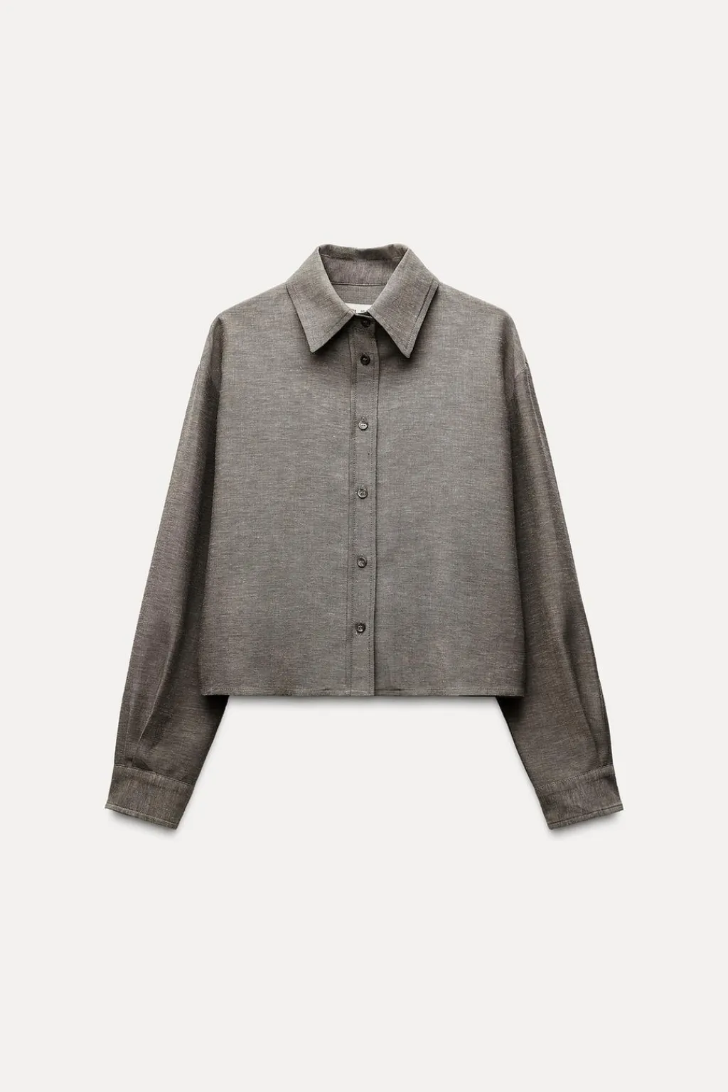 Fashion CAMISA CORTA PLIEGUE ZW COLLECTION Mujer Camisas / Blusas