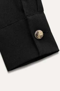 Best CAMISA CREPE ENTREDOSES Mujer Camisas / Blusas