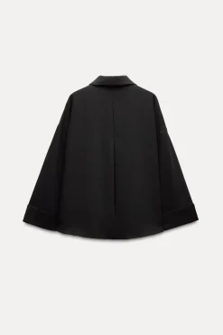 Online CAMISA CREPE MANGA VUELTA Mujer Camisas / Blusas