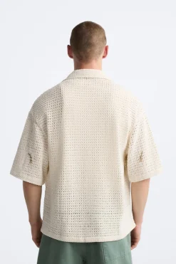 Online CAMISA CROCHET ABALORIOS Hombre Camisas
