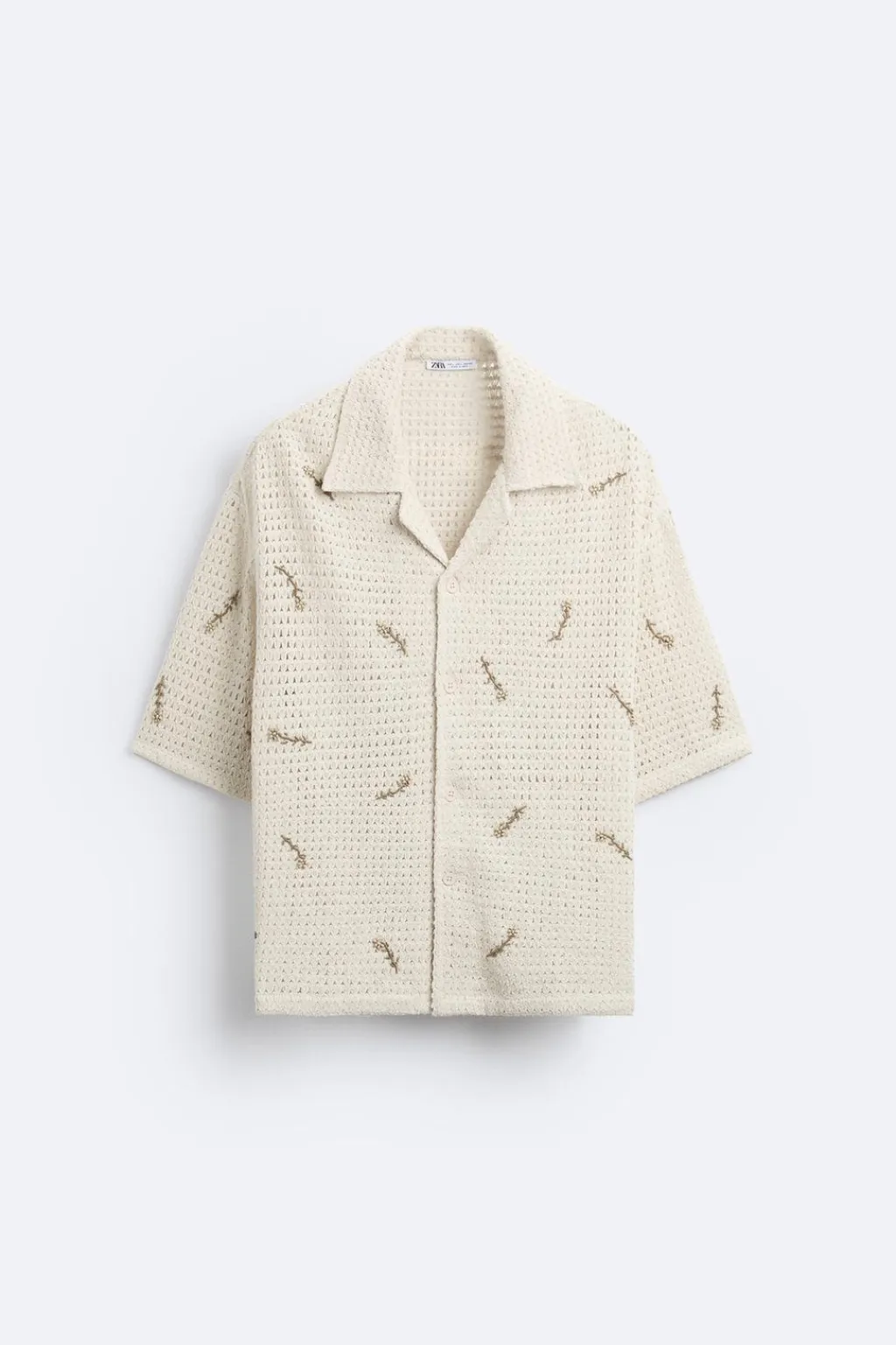 Online CAMISA CROCHET ABALORIOS Hombre Camisas