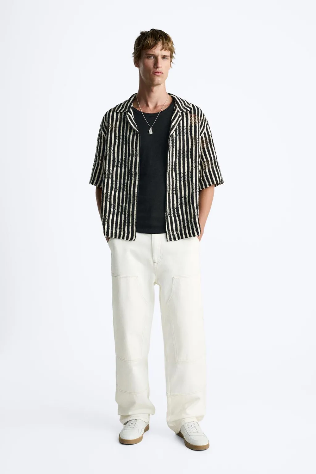 Online CAMISA CROCHET GEOMÉTRICO Hombre Camisas