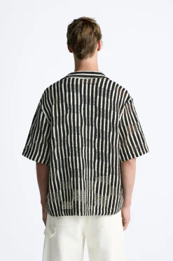 Online CAMISA CROCHET GEOMÉTRICO Hombre Camisas