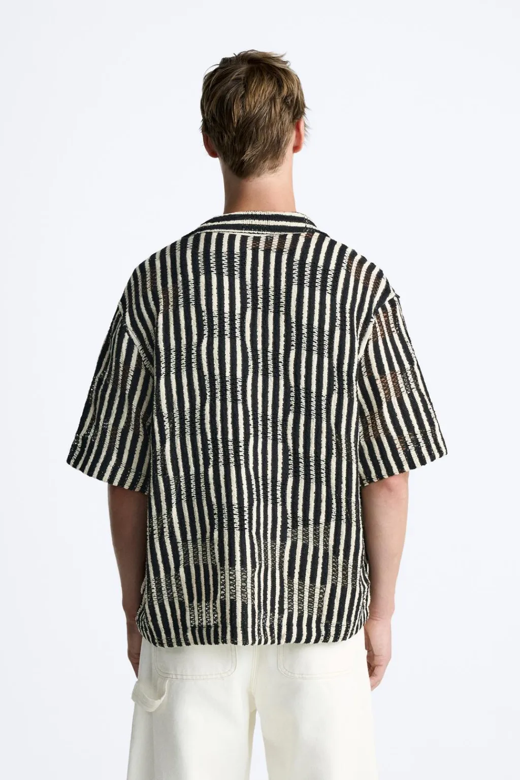 Online CAMISA CROCHET GEOMÉTRICO Hombre Camisas