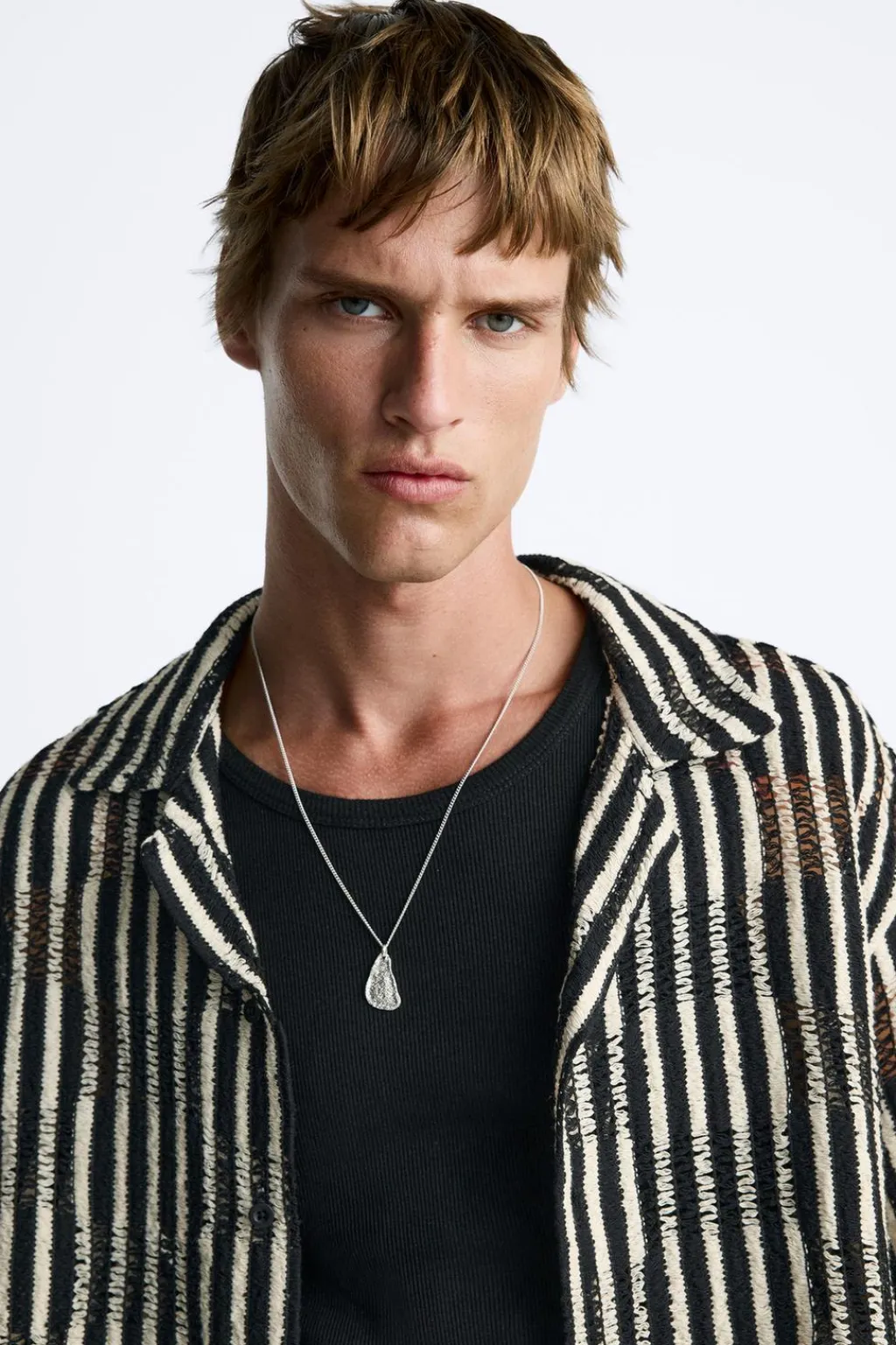 Online CAMISA CROCHET GEOMÉTRICO Hombre Camisas