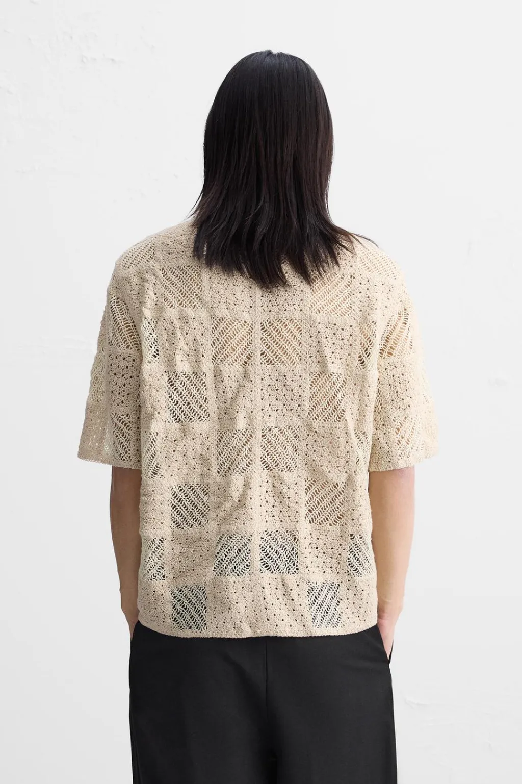 Discount CAMISA CROCHET GEOMÉTRICO Hombre Camisas