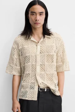 Discount CAMISA CROCHET GEOMÉTRICO Hombre Camisas