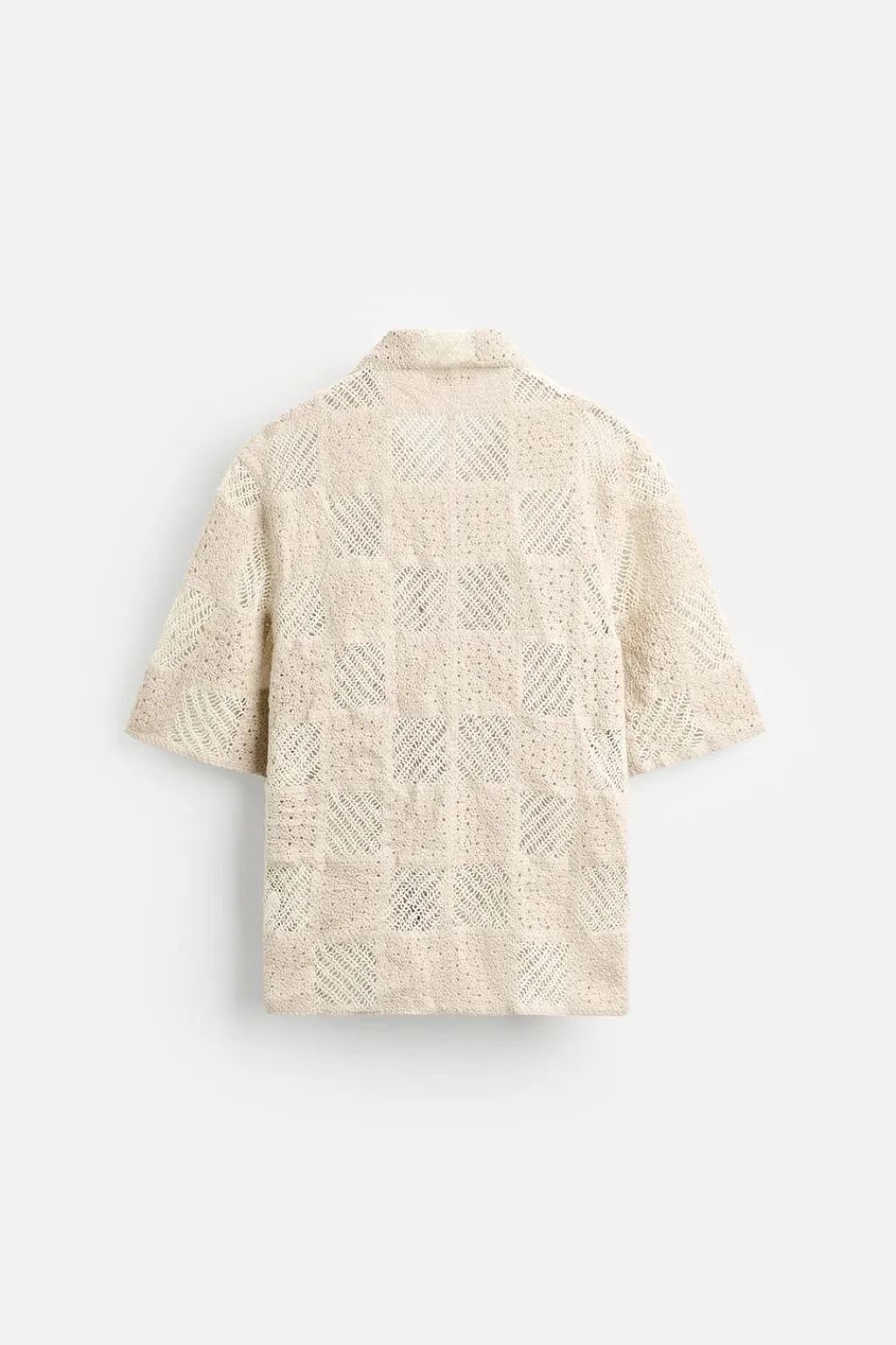 Discount CAMISA CROCHET GEOMÉTRICO Hombre Camisas