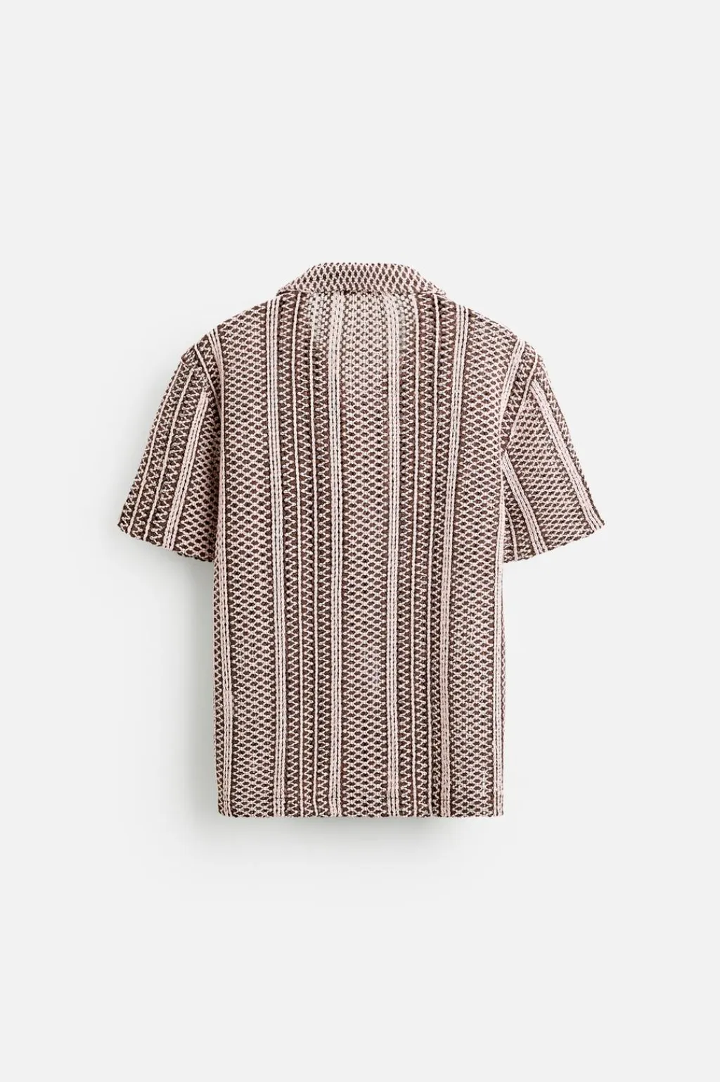 Outlet CAMISA CROCHET GEOMÉTRICO Hombre Camisas