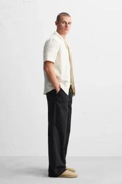 Clearance CAMISA CROCHET GEOMÉTRICO Hombre Camisas