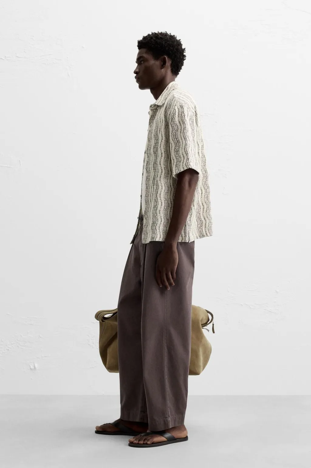 Online CAMISA CROCHET ONDAS Hombre Camisas