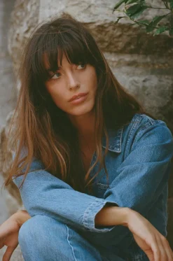 Sale CAMISA CROP DENIM Z1975 Mujer Camisas / Blusas