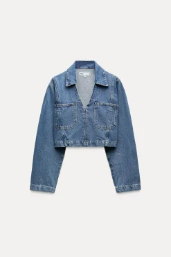 Sale CAMISA CROP DENIM Z1975 Mujer Camisas / Blusas