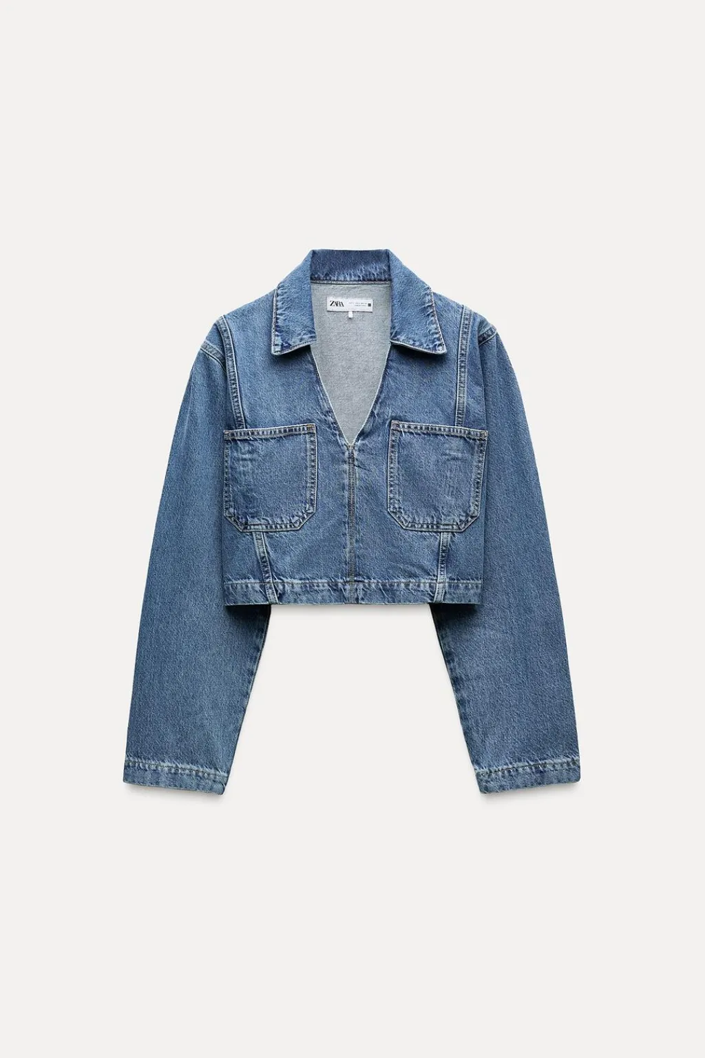 Sale CAMISA CROP DENIM Z1975 Mujer Camisas / Blusas