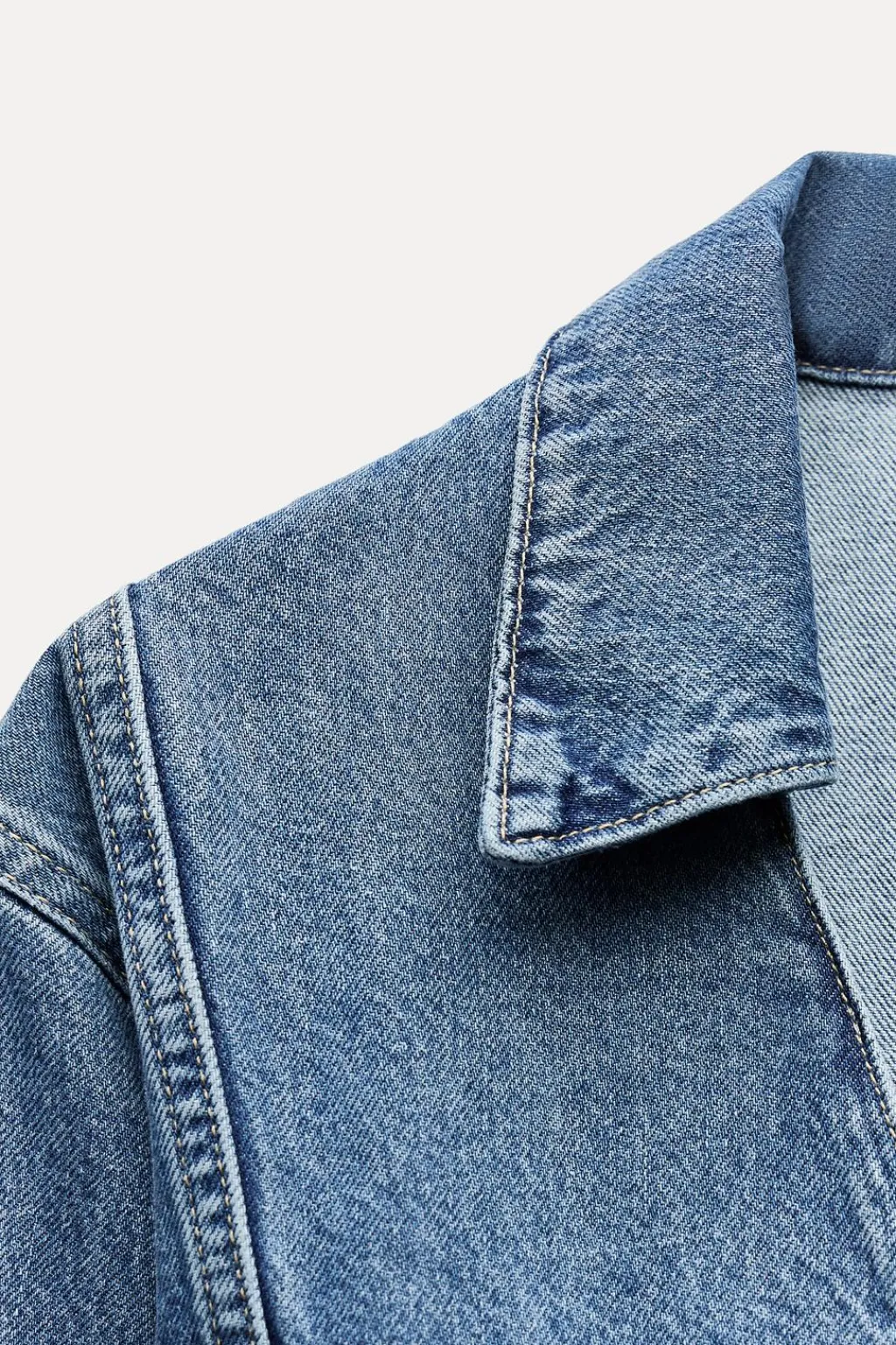 Sale CAMISA CROP DENIM Z1975 Mujer Camisas / Blusas