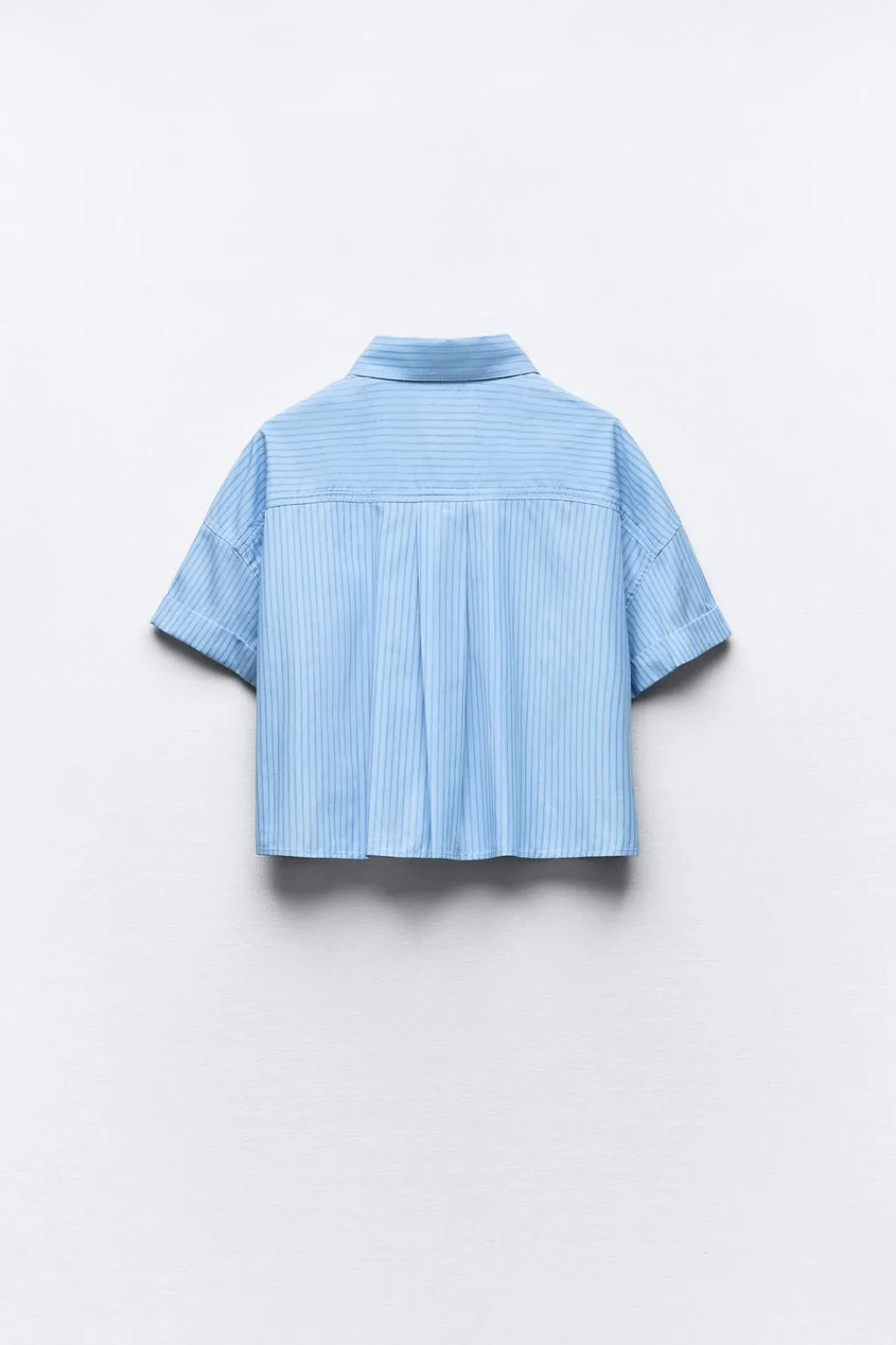 Online CAMISA CROP POPELÍN Mujer Camisas / Blusas