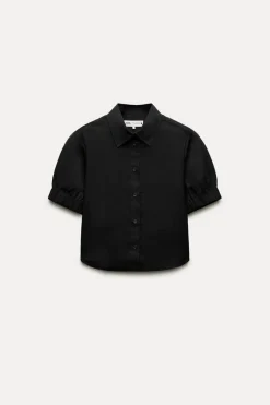 Outlet CAMISA CROP ZW COLLECTION Mujer Camisas / Blusas