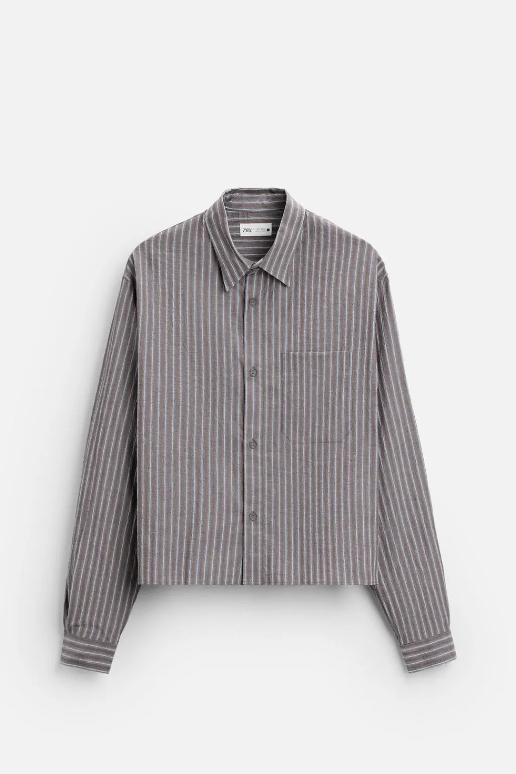 Discount CAMISA CROPPED FIT RAYAS Hombre Camisas