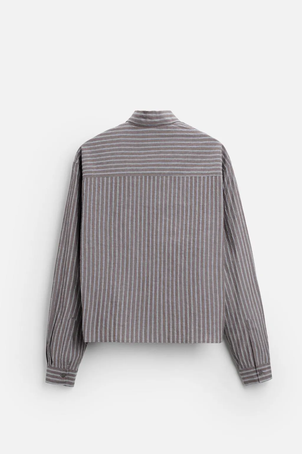 Discount CAMISA CROPPED FIT RAYAS Hombre Camisas