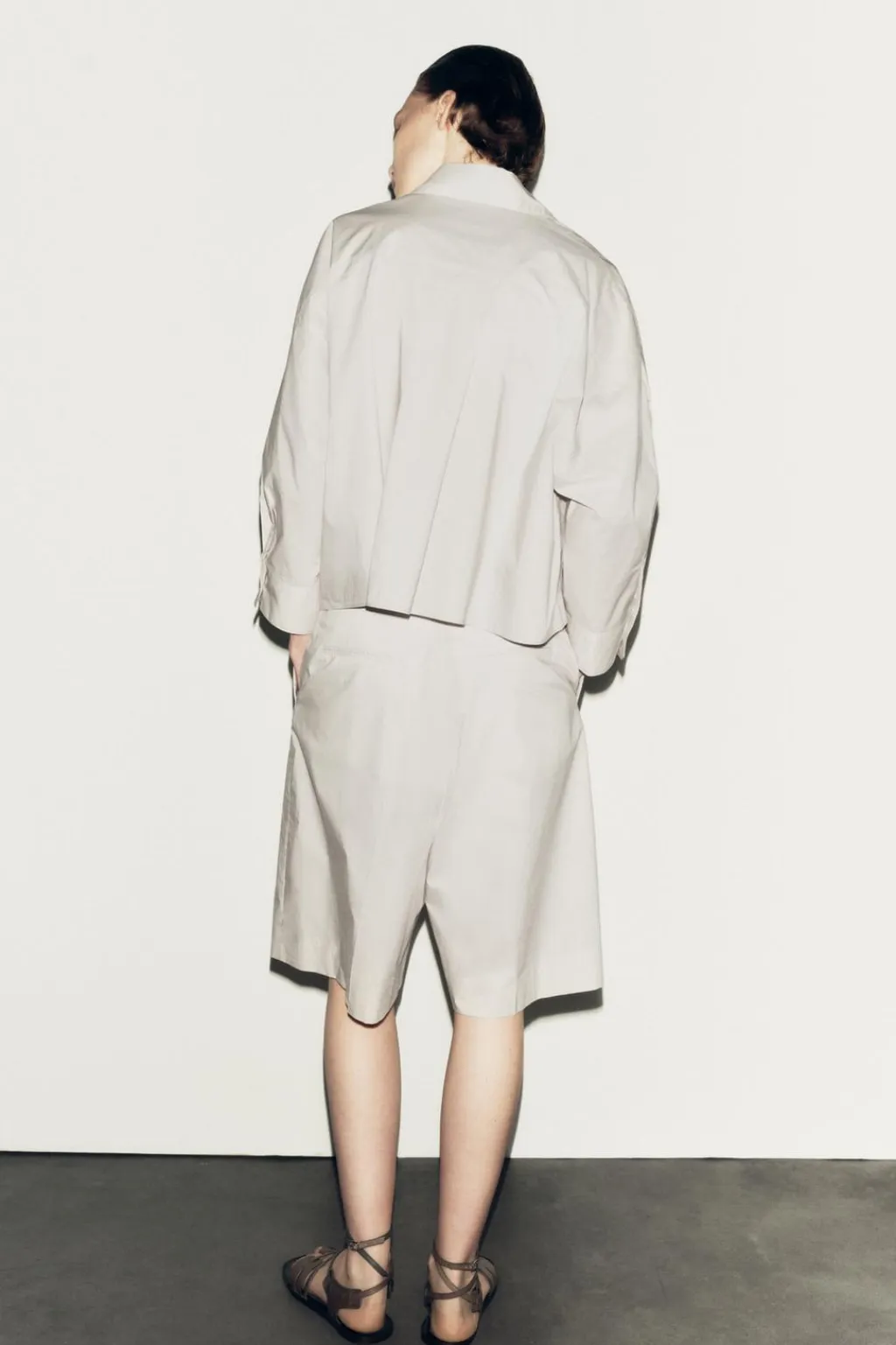 Sale CAMISA CROPPED POPELÍN LIMITED EDITION Mujer Camisas / Blusas