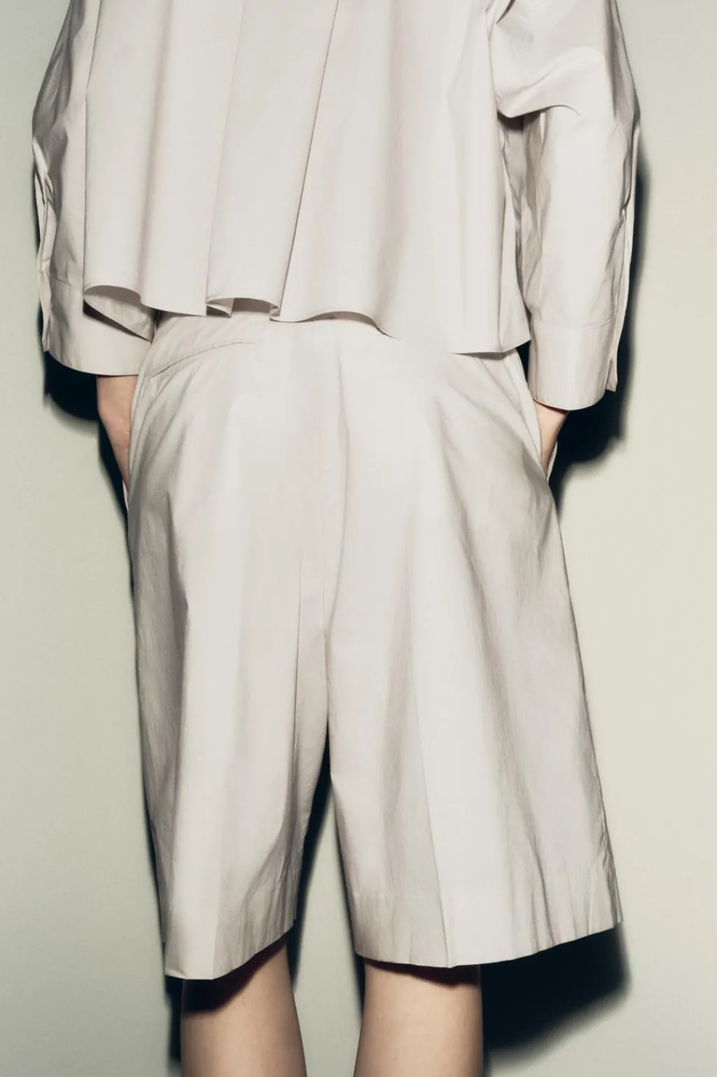 Sale CAMISA CROPPED POPELÍN LIMITED EDITION Mujer Camisas / Blusas