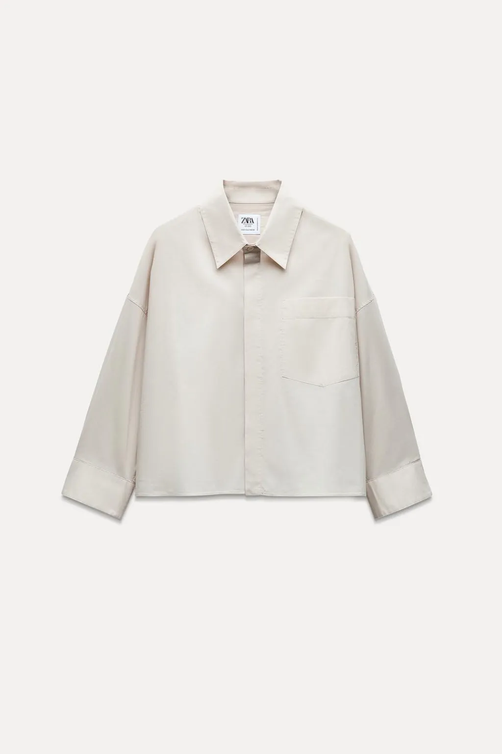 Sale CAMISA CROPPED POPELÍN LIMITED EDITION Mujer Camisas / Blusas