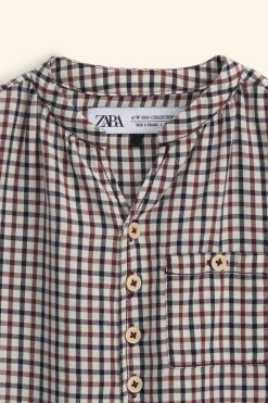 Niños ZARA 6 - 14 Años·Camisas / Sobrecamisas<CAMISA CUADRO VICHY LIMITED EDITION