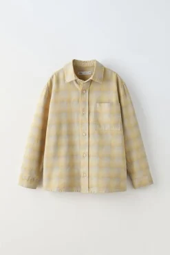 Niños ZARA 6 - 14 Años·Camisas / Sobrecamisas<CAMISA CUADROS