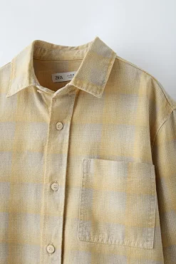 Niños ZARA 6 - 14 Años·Camisas / Sobrecamisas<CAMISA CUADROS
